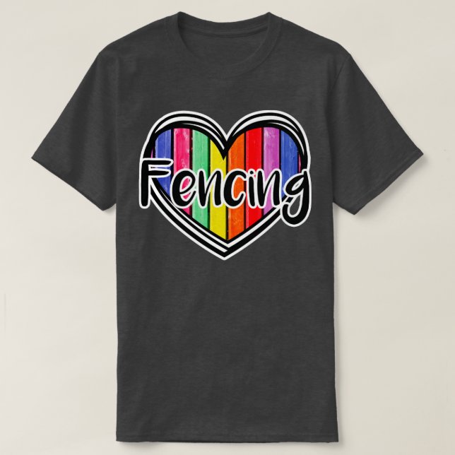 Fencing boy or girl  T-Shirt (Design Front)