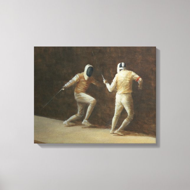 Fencing Canvas Print (Front)