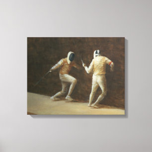 Fencing Canvas Print