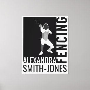 Fencing Canvas Print