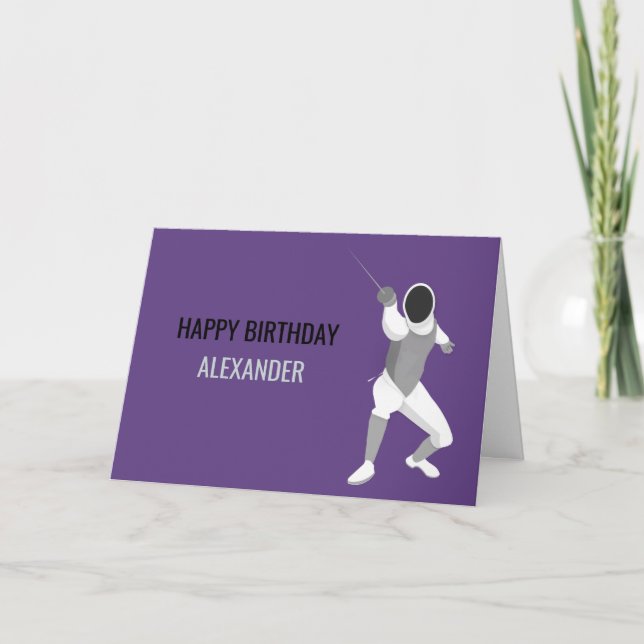 Fencing Card (Front)