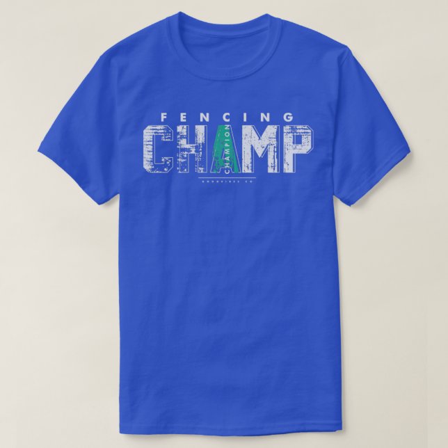 Fencing champion1  T-Shirt (Design Front)