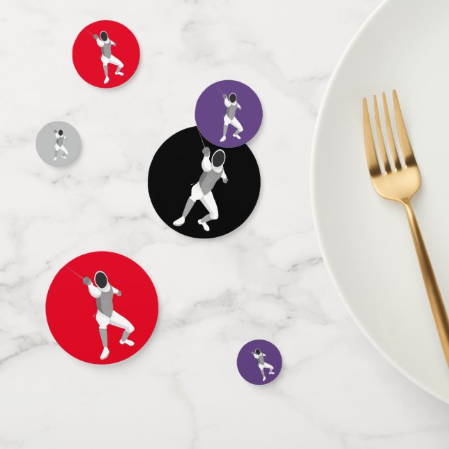 Fencing Confetti (Group)