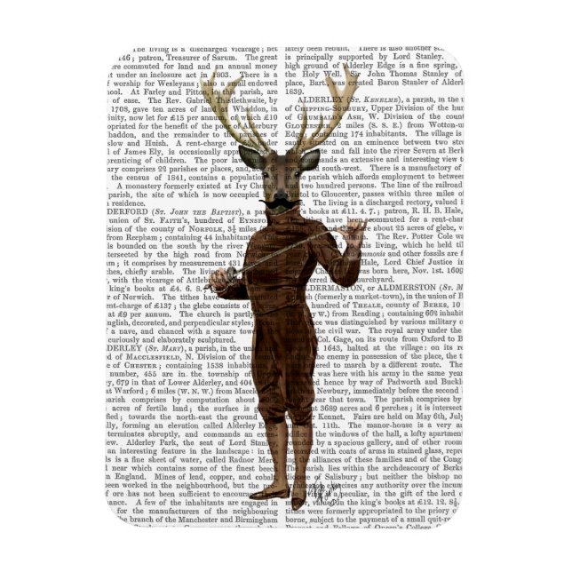 Fencing Deer Full Magnet (Vertical)
