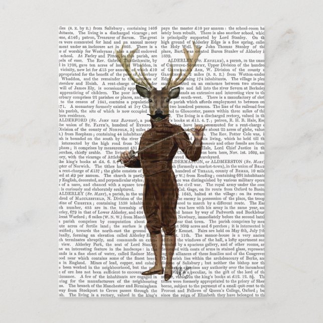 Fencing Deer Full Postcard (Front)