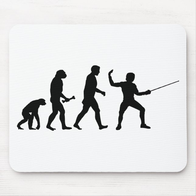 Fencing Evolution Mouse Mat (Front)