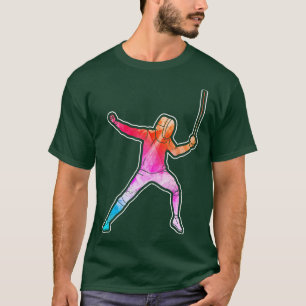 Fencing Fencer Foil Epee Sabre T-Shirt