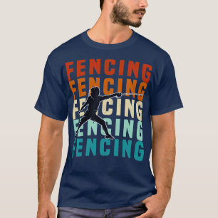 Fencing Fencing Retro (6) T-Shirt