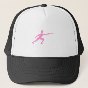 Fencing Figure - Pink Trucker Hat