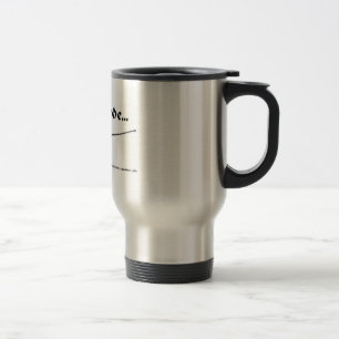 fencing foil travel mug