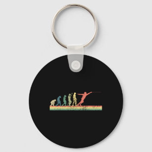 Fencing Funny Gift Vintage Key Ring