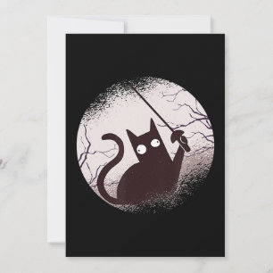 Fencing Game gamer fencer sport fencing Cat Holiday Card