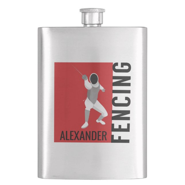 Fencing Hip Flask (Front)