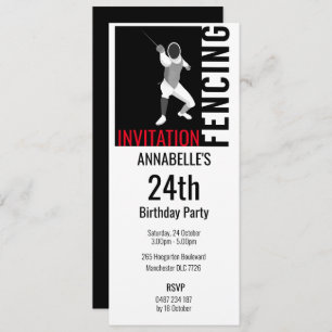 Fencing Invitation