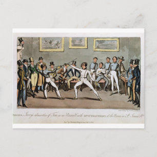 Fencing: Jerry's admiration of Tom in an `Assault' Postcard