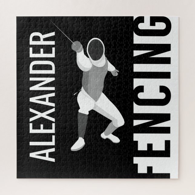 Fencing Jigsaw Puzzle (Vertical)