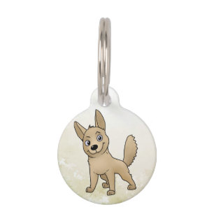 fencing key pet tag