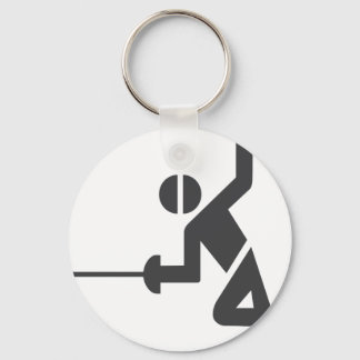 Fencing-logo keychain