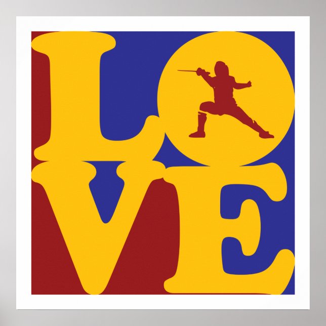 Fencing Love Poster (Front)