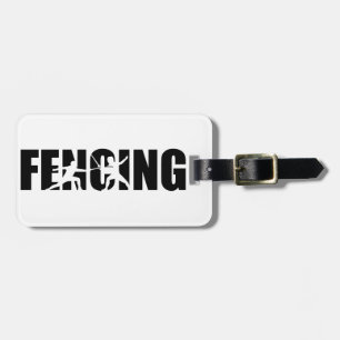 Fencing Luggage Tag