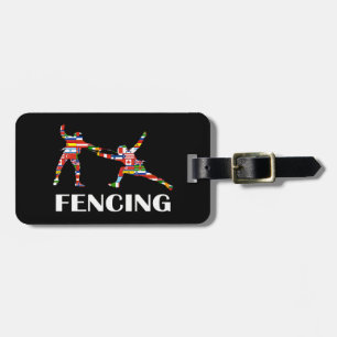 Fencing Luggage Tag