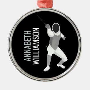 Fencing Metal Tree Decoration