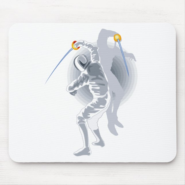 Fencing Mouse Mat (Front)