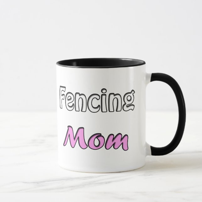 Fencing Mum Mug (Right)