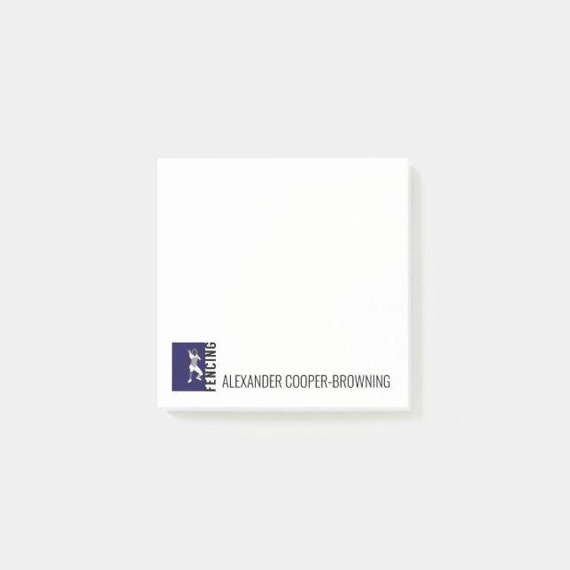 Fencing Post-it Notes (Front)
