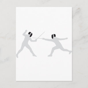 fencing postcard