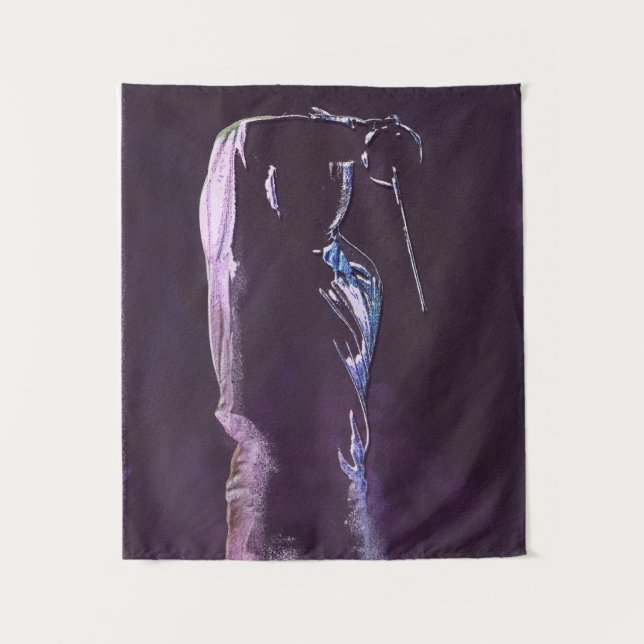 Fencing Silhouette Tapestry (Front)