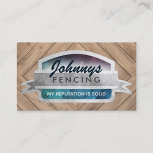 Fencing Slogans Business Cards