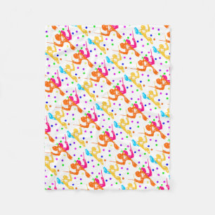 Fencing Sport Fleece Blanket