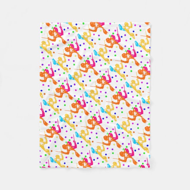 Fencing Sport Fleece Blanket (Front)