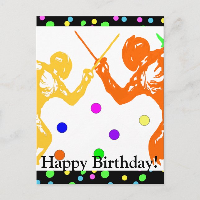 Fencing   Sport    Postcard (Front)