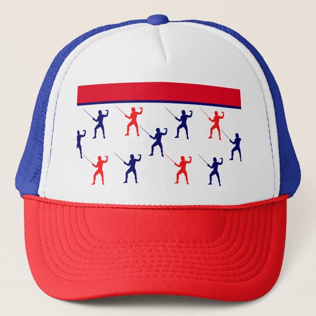 Fencing   Sport    Trucker Hat (Front)