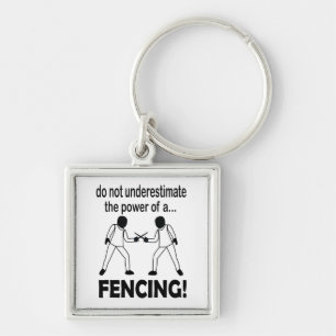 Fencing Sports Sword Fencing Key Ring