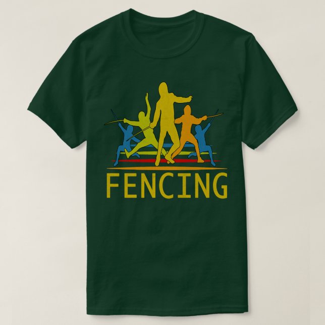 Fencing     T-Shirt (Design Front)