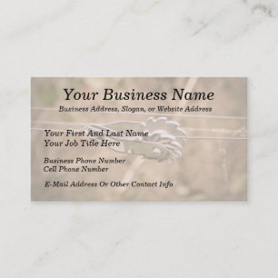 Fencing the Back Forty Business Card