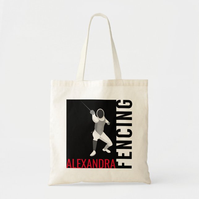 Fencing Tote Bag (Front)
