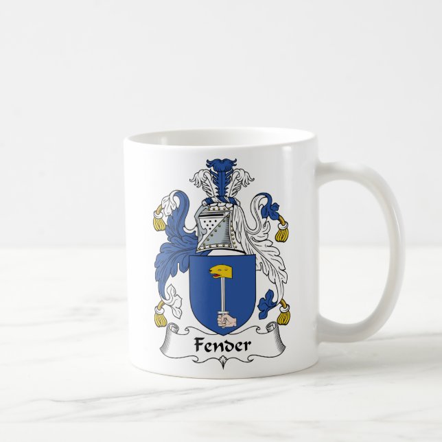 Fender Family Crest Coffee Mug (Right)