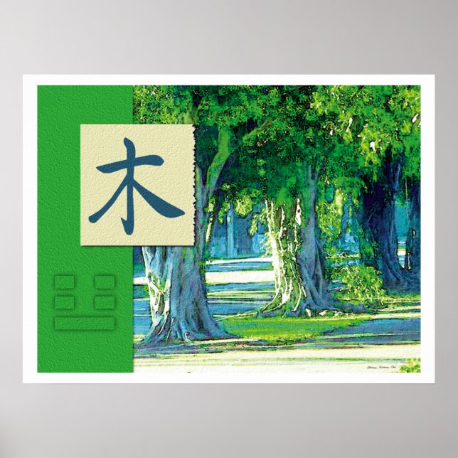 Feng Shui: Bagua Images: Wood Landscape Poster (Front)
