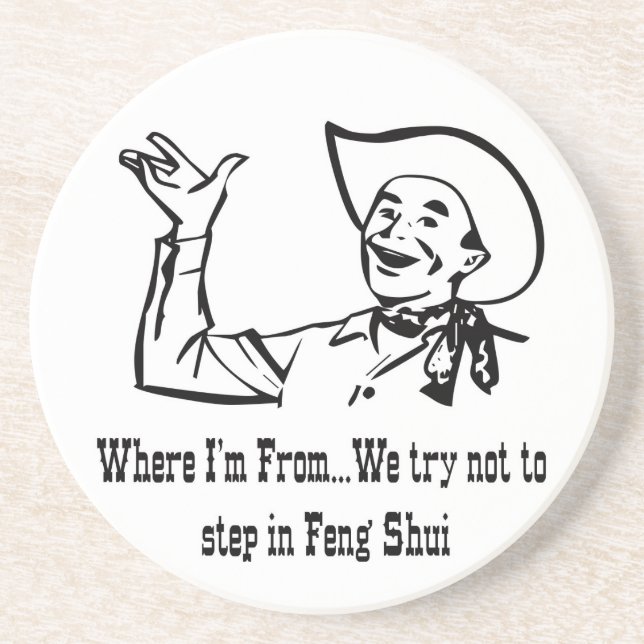 Feng Shui Humourous Coaster (Front)