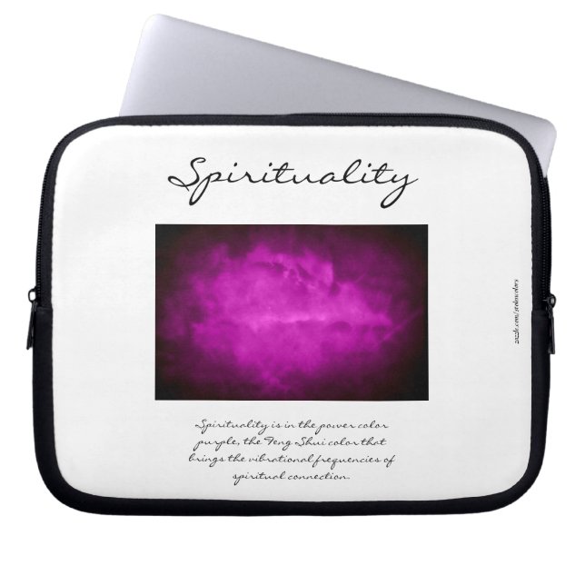 Feng Shui Spirituality Laptop Sleeve (Front)