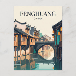 Fenghuang Ancient Town China Postcard