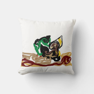 Fennec fox art cushion