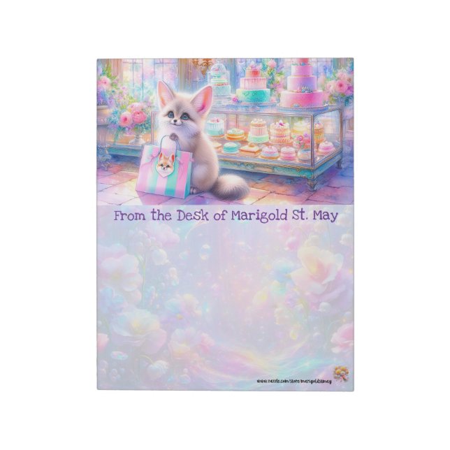Fennec Fox Bakery Notepad (Rotated)