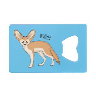 Fennec fox cartoon illustration