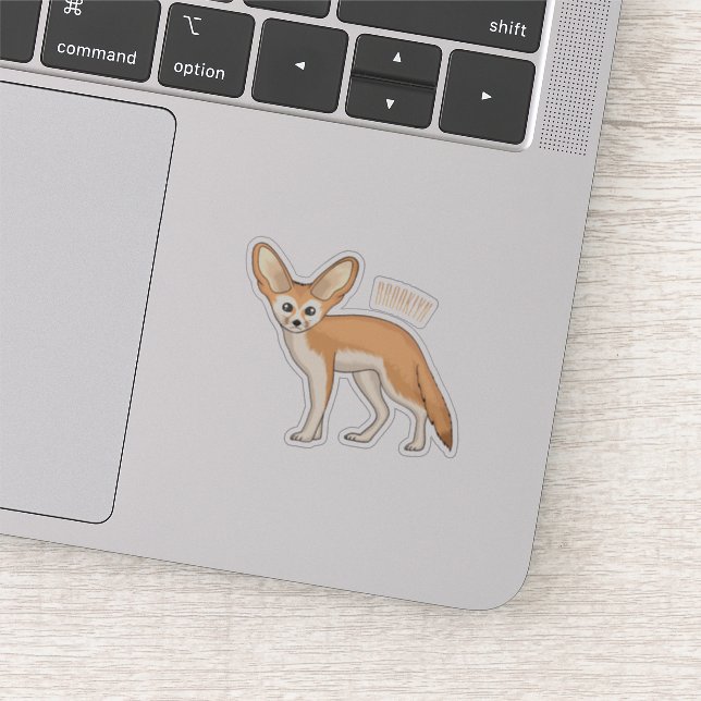 Fennec fox cartoon illustration (Detail)