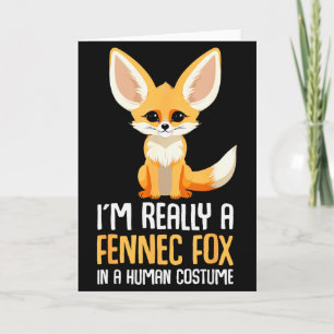 Fennec Fox Costume Girls Fox Card